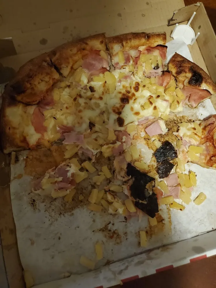 Ham Pineapple Extra Cheese Calzone