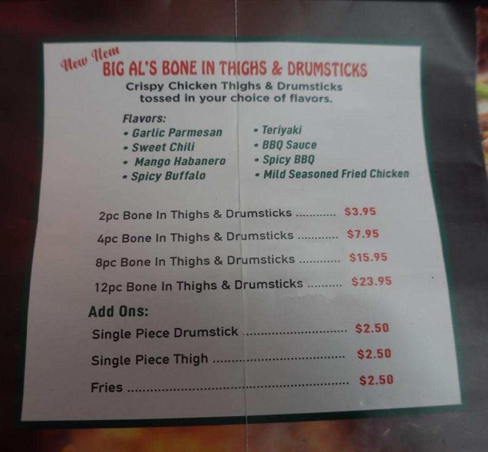 Big Al's Pizza Menu image 4